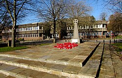 War Memorial in Merthyr Tydfil town centre (geograph 6169273).jpg