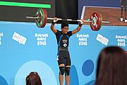 Deutsch: Gewichtheben bei den Olympischen Jugendspielen 2018; Tag 2, 10. Oktober 2018; Jungen 62 kg English: Weightlifting at the 2018 Summer Youth Olympics at 8 October 2018 – Boys' 62 kg