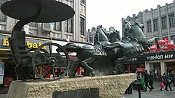 Statue of Five Horses in Wenzhou