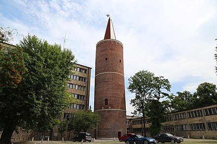 Piast tower from 13/14th century