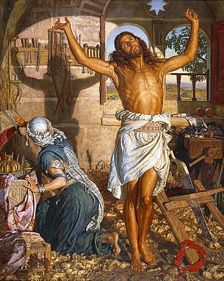 <i>The Shadow of Death</i> Painting by William Holman Hunt