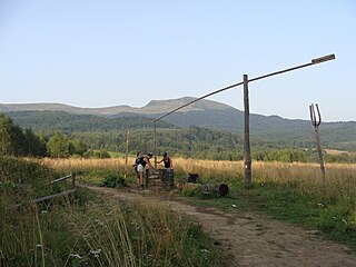 Wołosate Village in Subcarpathian, Poland