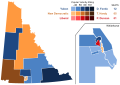 Yukon general election 2002 - Winning party vote by riding