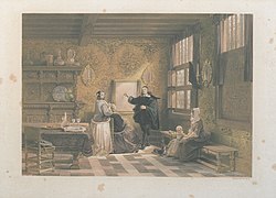 Lithograph of a room in the Brouwershuis, ca. 1849 Zaal in het Brouwershuis, Antwerpen.jpg