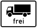 Goods vehicles, buses and cars allowed