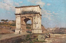 'The Arch of Titus' by Pietro Sassi