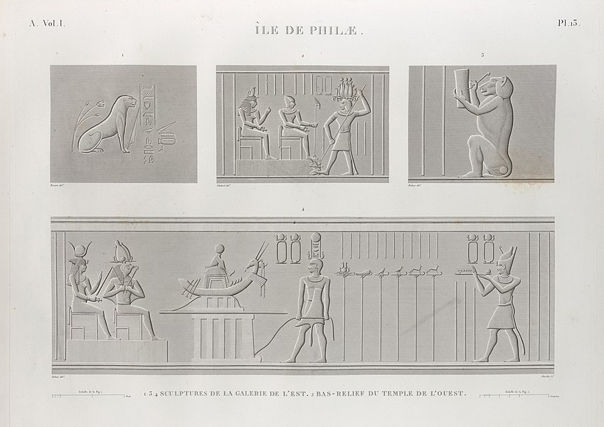 Pl.13 - 1.3.4. Sculptures de la galerie de l'est 2. Bas-relief du temple de l'ouest