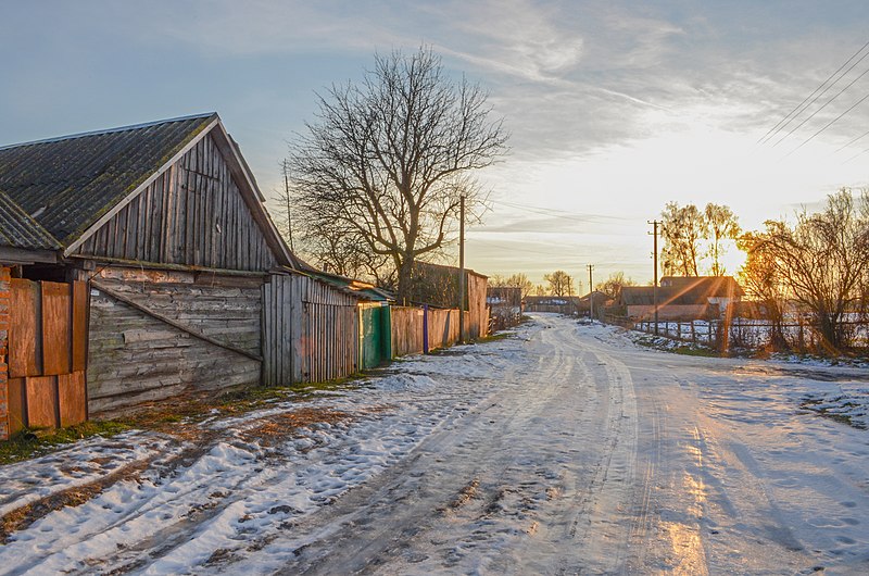 File:Жеведь, Чернігівський район. Вулиця.jpg