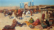 Market in Khiva Frants Rubo - Bazarnyi den'.jpg