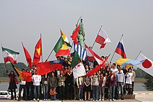Uluslararası öğrencilerin fotoğrafı