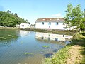 Le moulin à marée de Moulin Mer vu côté étang