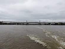 11th Street Bridges from the water in 2018 11th Street Bridges 2018.jpg