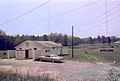 WTTI radio transmitter building near Westside, Georgia, circa 1970s