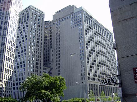 The First National Building, a class-A office center within the Detroit Financial District.