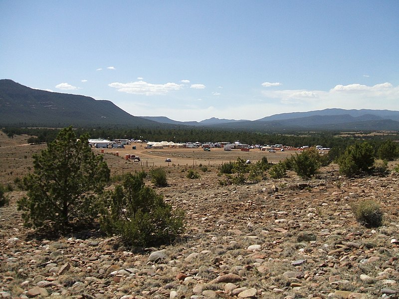 File:2013 - The Glorieta Creek Basin and Glorieta Pass, View NW, Pecos National Historic Park, the Former Forked Lightning Ranch, NM - panoramio.jpg