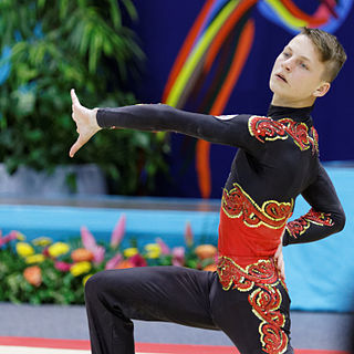 Yauheni Novikau Belarusian acrobatic gymnast