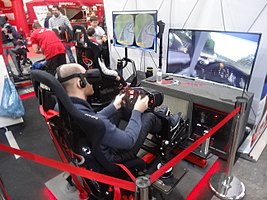 VRのレースシミュレーション