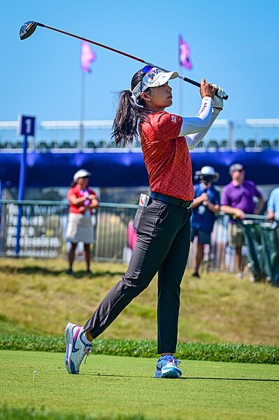 Thitikul at the 2022 KPMG Women's PGA Championship