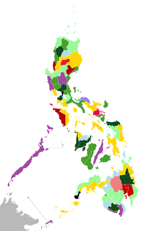 2022 Philippine gubernatorial elections results per province.png