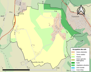 Mappa a colori che mostra l'uso del suolo.