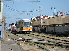 Retired Muni Boeing Vertol US SLRV #1264 stored at the Duboce Yard in San Francisco in 2007. This car was scrapped in 2016. ARetiredBoeingVertolStreetcarAtPharrDivision-2.jpg