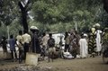 Women, men and children on a street of Niamey, Niger, 1972