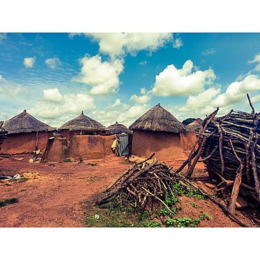 A peak from behind the Gambaga witches camp, Ghana Photographer: Salifu Memunatu