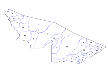 Municipalities of Acre, Brazil Acre Municipalities.png