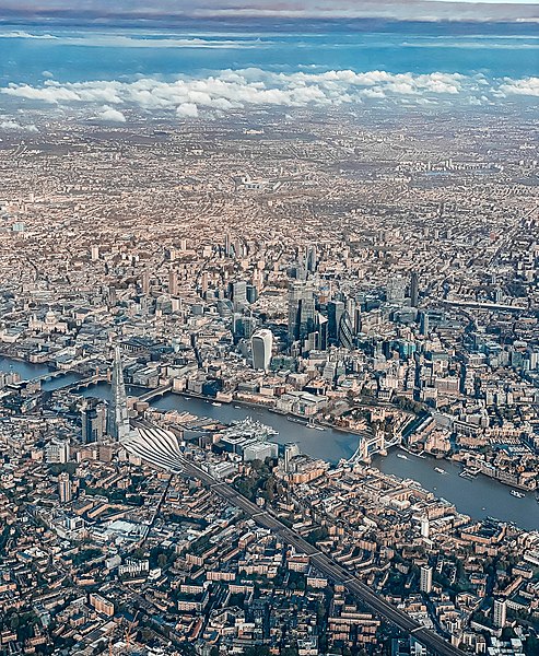 File:Aerial view of London city.jpg