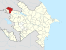 Agstafa District in Azerbaijan 2021.svg