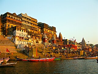 Ahilya Ghat by the Ganges, Varanasi.jpg