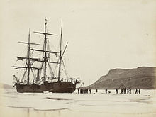 HMS Alert in Dobbin Bay, 1875