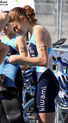 Alice Betto at the first Club Championship Series triathlon of the year 2010 in Dunkerque. Alice Betto 3.jpg