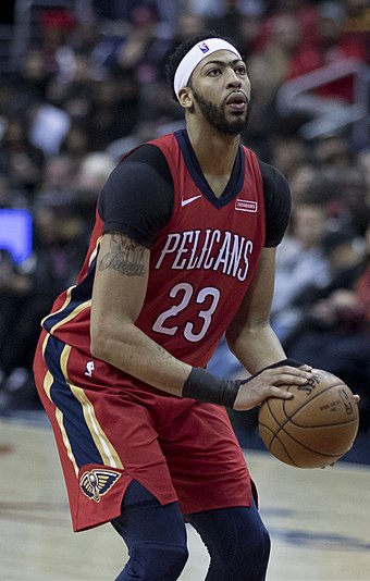 The Lakers traded for Anthony Davis from New Orleans in the offseason.