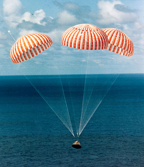 Apollo 14 returns to Earth, 1971.