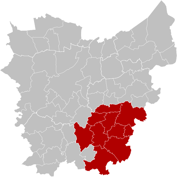 File:Arrondissement Aalst Belgium Map.svg