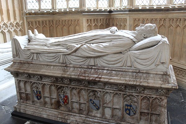 Stanley's memorial tomb, Westminster Abbey