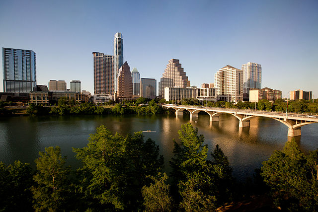 The Austin skyline in 2011