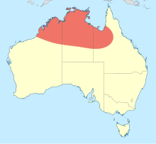 Austrosticta fieldi Distribution map.svg