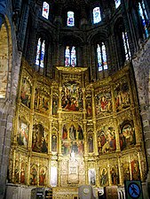 Le retable du maître-autel de la cathédrale d'Avilá