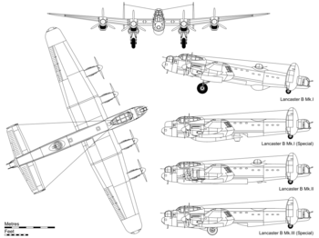 Avro Lancaster 3-view line drawings.png