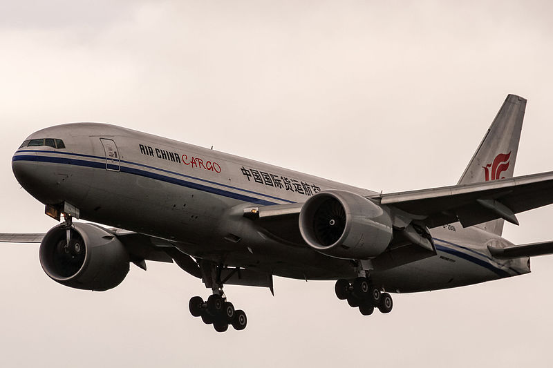 File:B-2091 Air China Cargo Boeing 777-FFT coming in from Chongqing (CKG) @ Frankfurt - Rhein-Main International (FRA).jpg