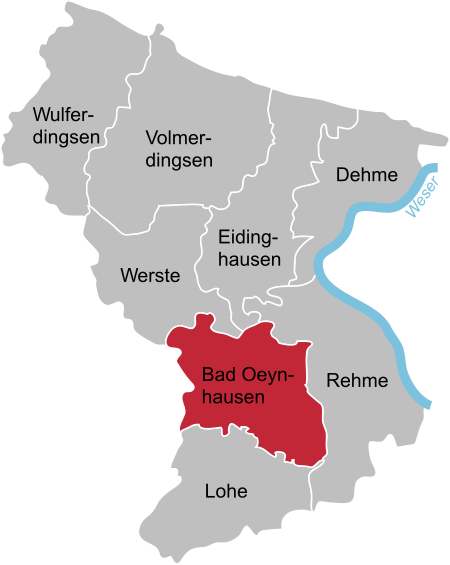 Bad Oeynhausen Stadtteile Oeynhausen