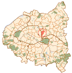 Kart over Bagnolet