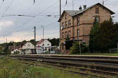 Building at Messel Train Station (Hesse, Germany), 2015