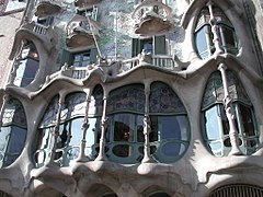 Pilars hiperboloïdals de la casa Batlló