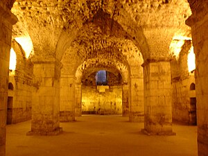 Basement of Diocletian's Palace.JPG