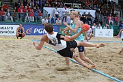 Deutsch: Beachhandball Europameisterschaften 2019 (Beach handball Euro); Tag 6: 7. Juli 2019 – Männerfinale, Dänemark-Norwegen 2:0 (25:18, 19:16) English: Beach handball Euro; Day 6: 7 July 2019 – Men's Final – Denmark-Norway 2:0 (25:18, 19:16)