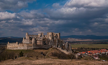 Beckov Castle. Photograph: Kateryna Baiduzha