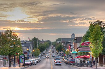 File:Bloomington IN Kirkwood.jpg (Source: Wikimedia)